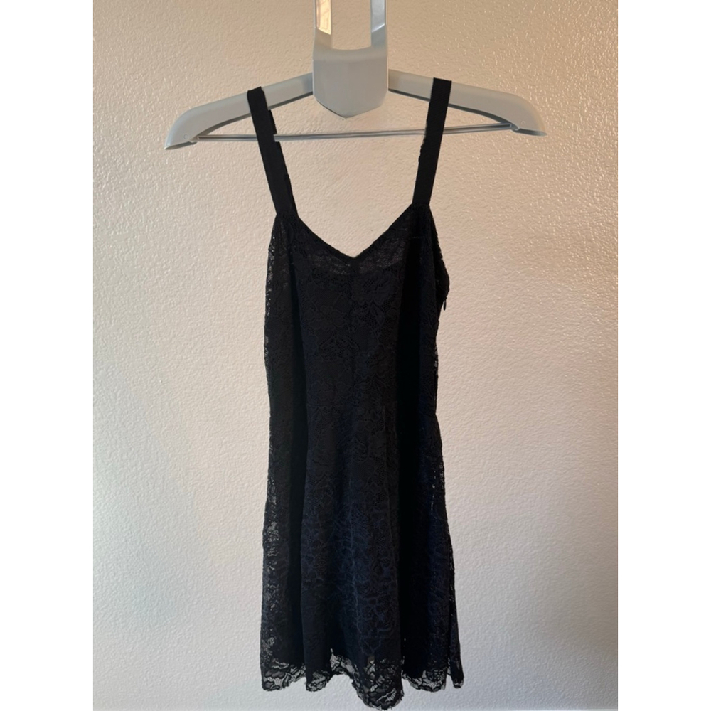 Free People Reflected Moonlight Lace Dress Black NWOT Size XS Prom Whimsigoth - Picture 2 of 8